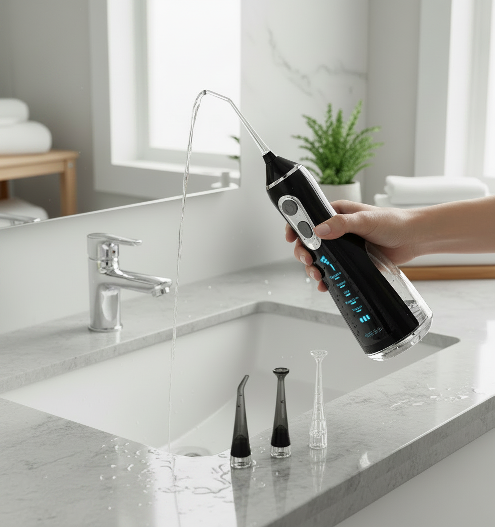 LIZ ZA® Rechargeable Portable Water Dental Flosser